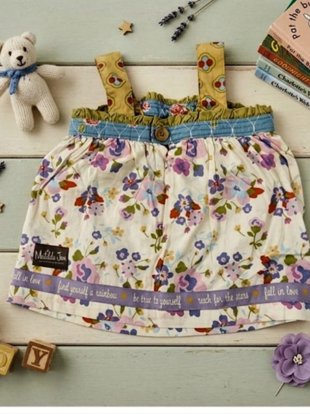 Matilda Jane Be True To Yourself Silky Tag Tunic Size 6 Years
